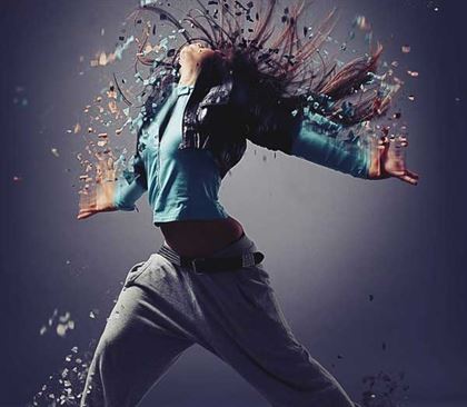 Hologram Dispersion Photoshop Action