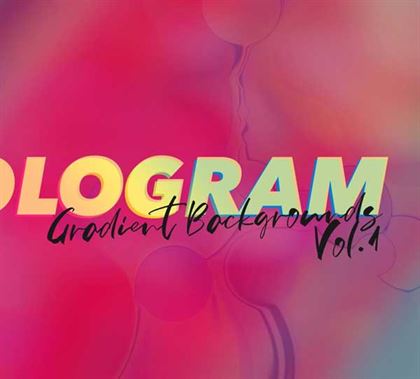 Hologram Gradient Photoshop Actions