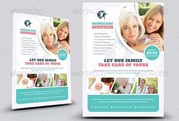 Home Family Care Flyer Templates