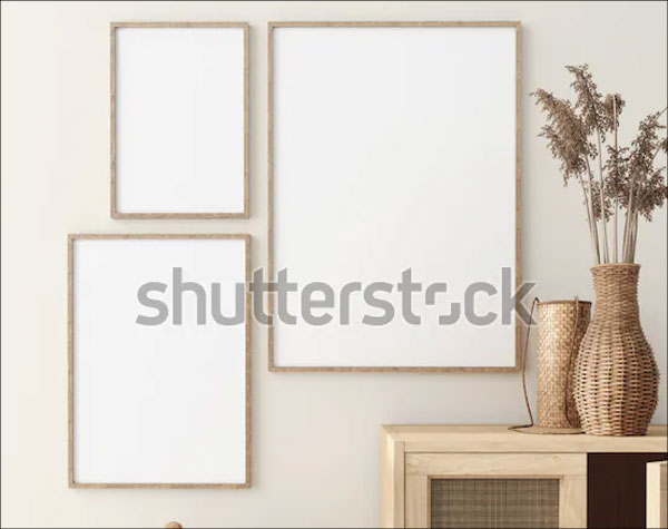 Home Interior Wall Mockup
