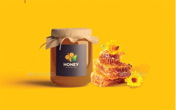Honey Jar Mockup