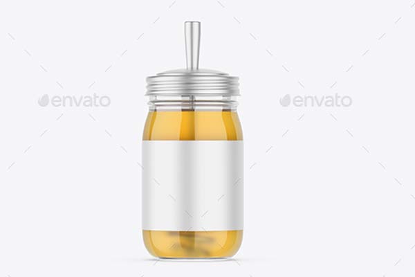 Honey Jar Mockup
