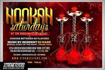 Hookah PSD Flyer Template