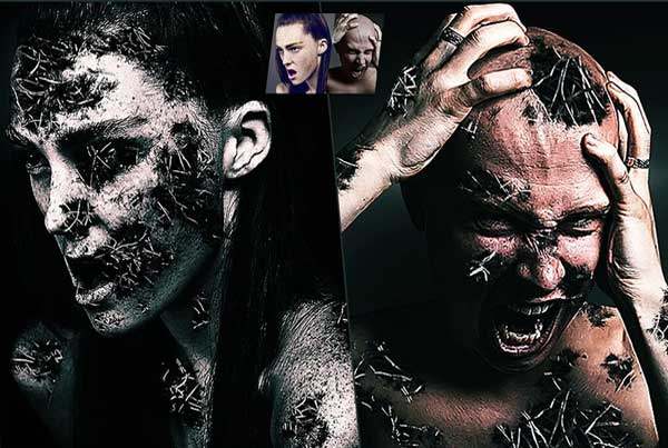 Horror Photoshop Action Template