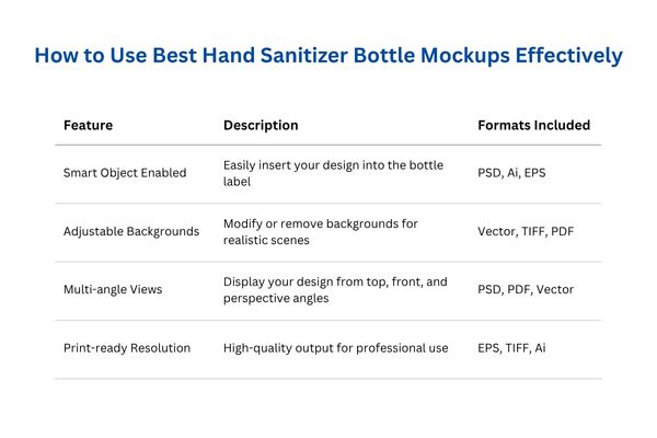 How to Use Best Hand Sanitizer Bottle Mockups Effectively