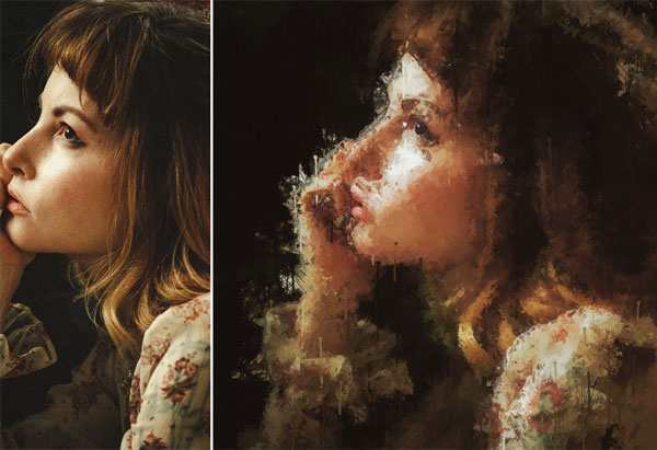 Impressionist Watercolor Paint PS Action