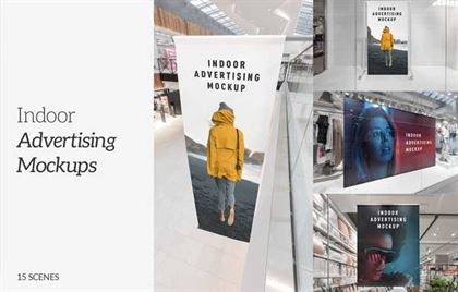 Indoor Advertising Mockups