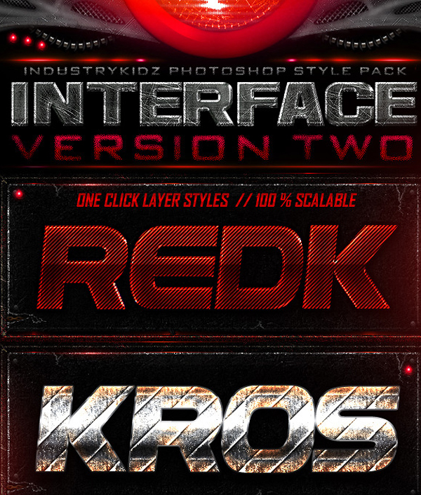 Interface Photoshop Layer Styles