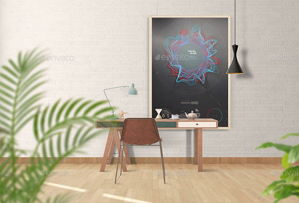 Interior Art Wall Mockups