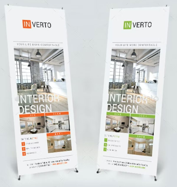 Interior Design Rollup Banner