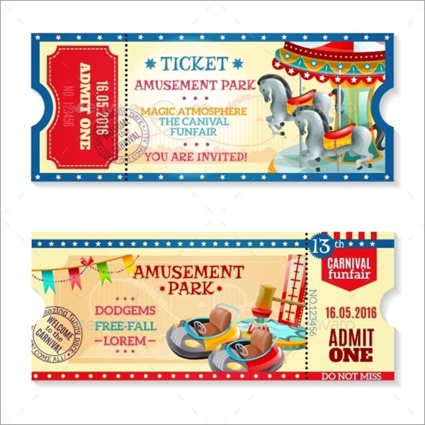 Best Carnival Ticket Invitation Templates