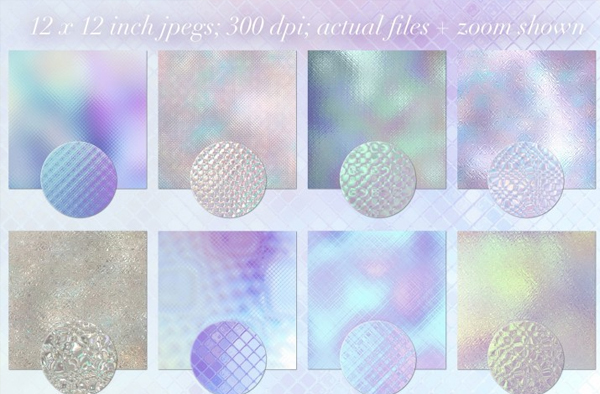 Iridescent Glass Textures