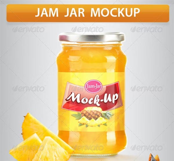 Jam Jar Mockup