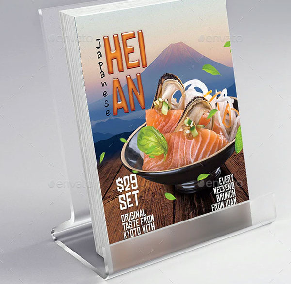 Japanese Food Restaurant Flyer Promotion