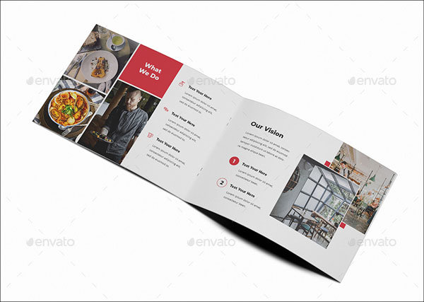 Japanese Food A5 Brochure Template