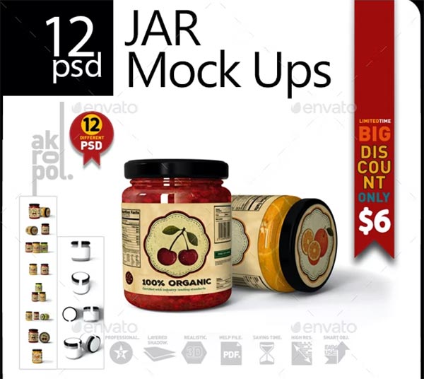 Jar Mockup