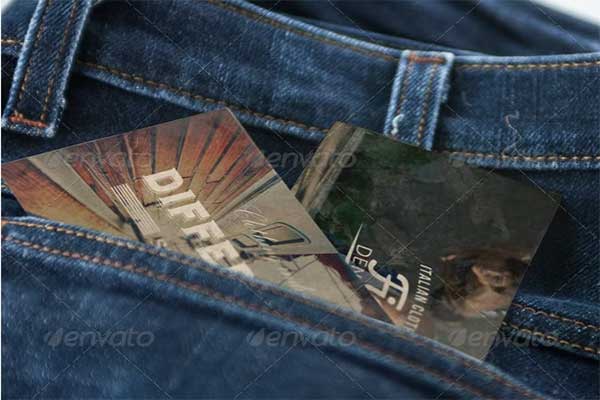 Jeans Label Mockup