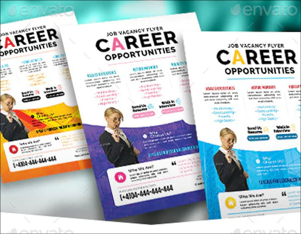 Job Vacancy Recruitment Flyer