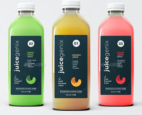 Juice Label Templates