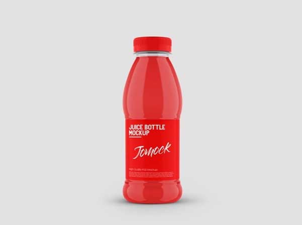 Juice Bottle Mockup Free Psd