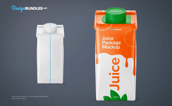 Juice Box Mockup Online