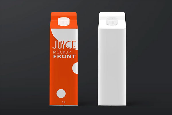 Juice Box Mockups Scene