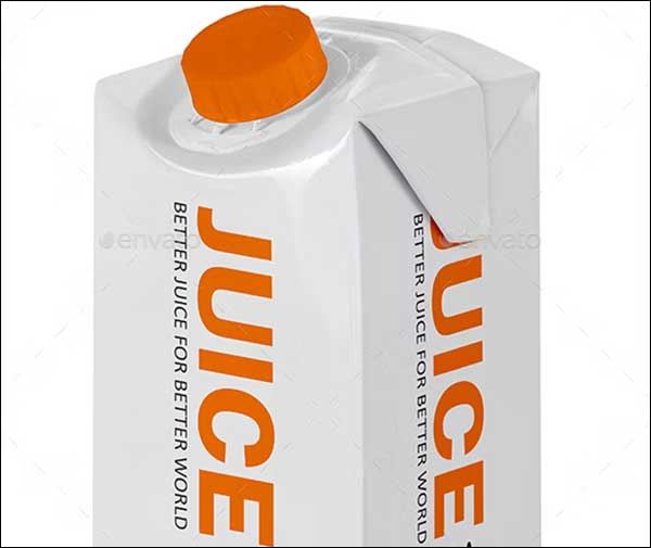 Juice Box PSD Mockup