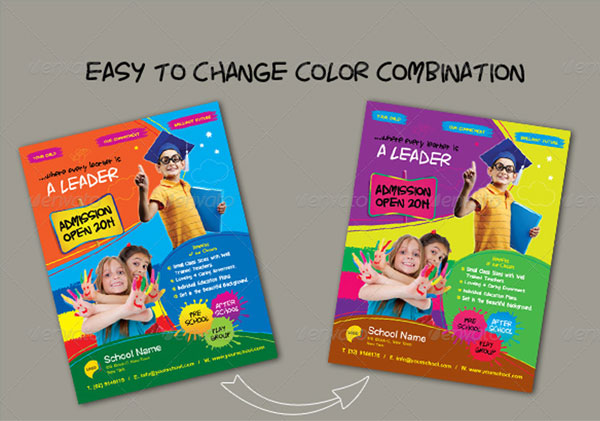 Junior School Admission Flyer Template