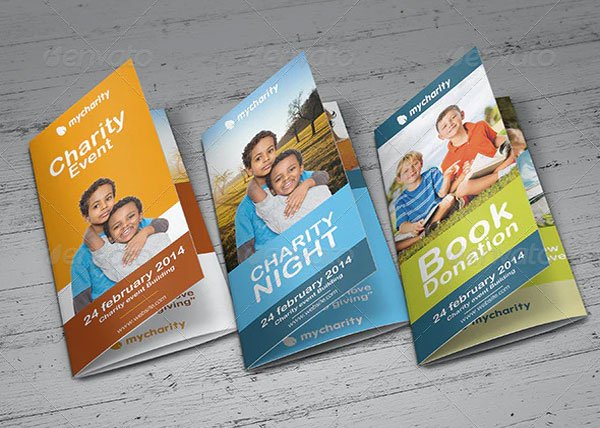 Kids Charity Event Trifold Template