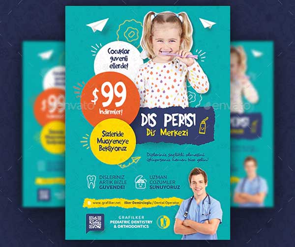 Kids Dental Flyer Templates