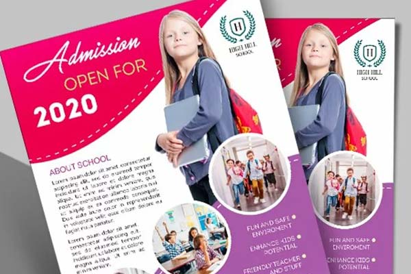 Kids Education Activities PSD Flyer