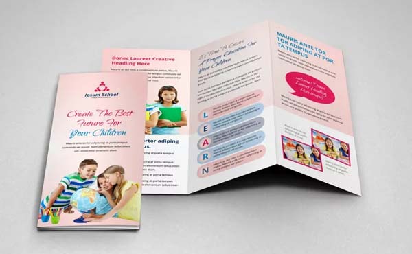 Kids School Trifold Brochure