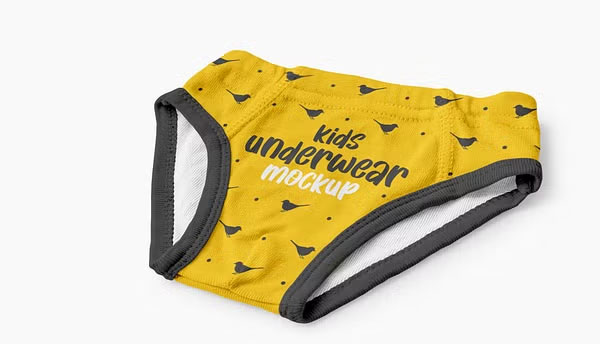 Kids Underwear Mockup Set Download
