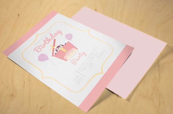 Kids Unicorn Birthday Invitation Design Download
