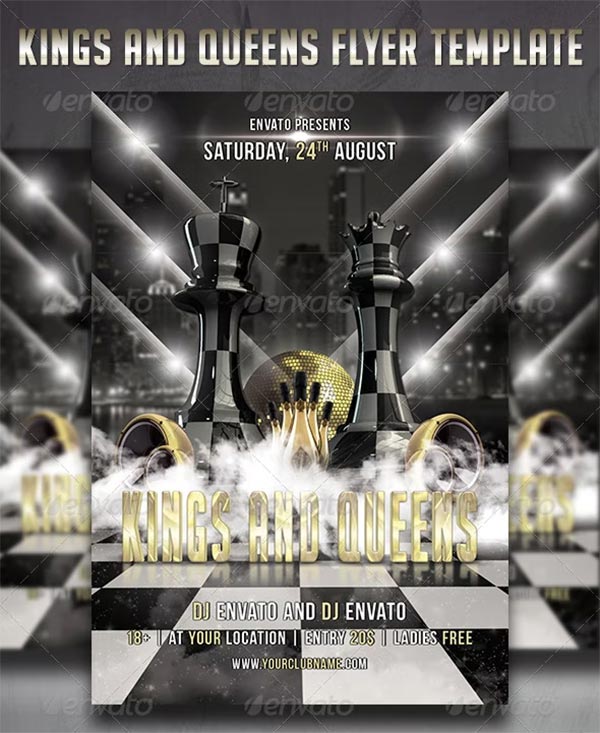 Kings & Queens Flyer Template