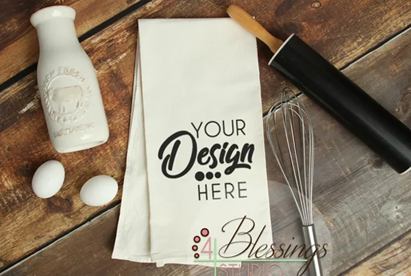 Kitchen Towel Mockup Templates