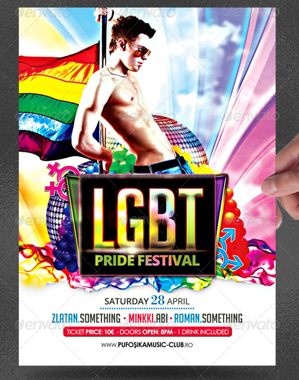 LGBT Pride Flyer Template