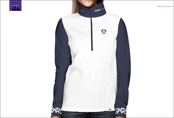 Ladies Fleece Pullover Hoodie Mockup