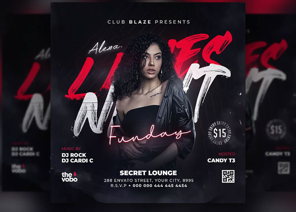 Ladies Night Club Instagram Template