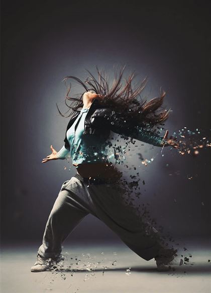 Lady Dispersion Photoshop Action