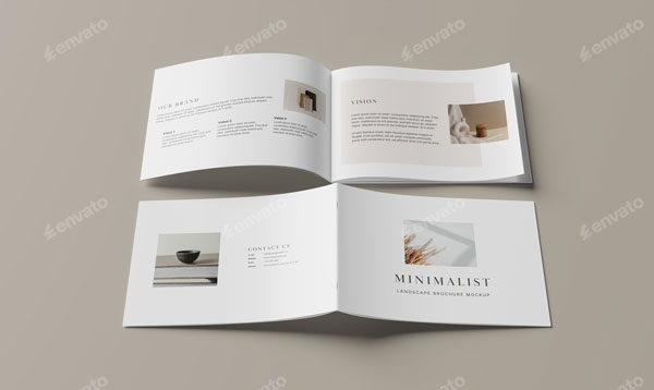Landscape Brochure Mockup Download