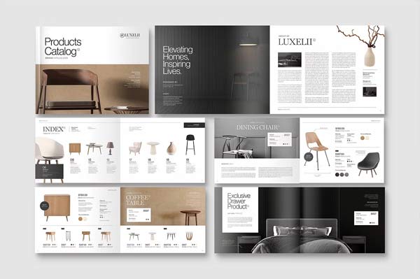Landscape Product Catalog Brochure Template Download