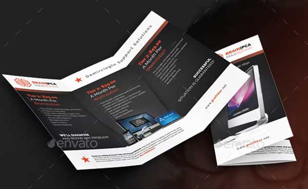 Laptop Repair Tri-Fold Templates