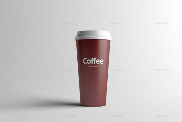 Large Coffee Cup Packaging Mock-Up