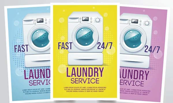 Laundry Advertisement Flyers Download