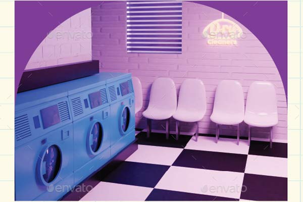 Laundry Services Flyer Templates