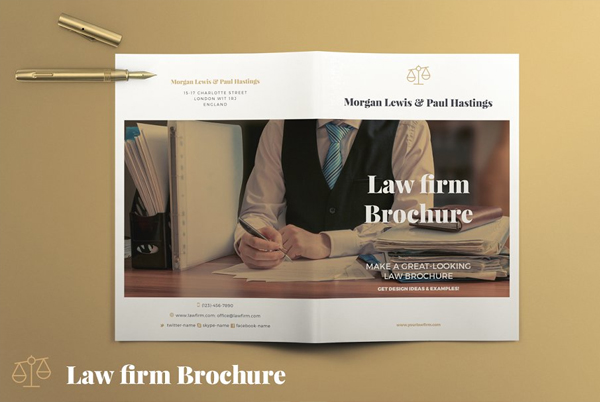 Law Firm Brochure Template