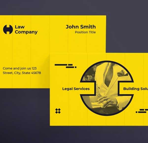 Legal Services  Lawyer Business Card