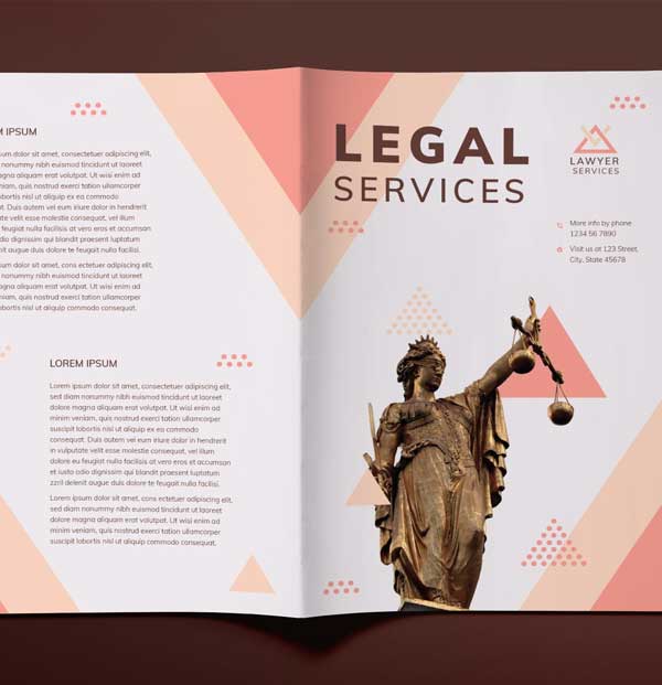 Legal Services Print Card Templates