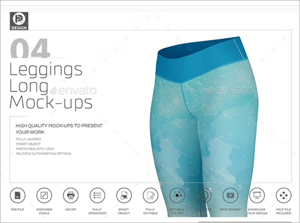 Leggings Long Mockups